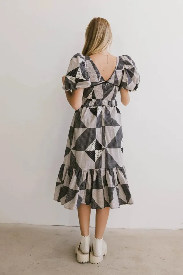 Dresses Women Bohme Brielle Patchwork Midi Dress