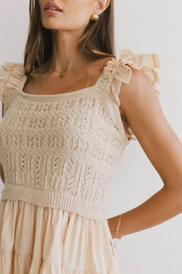 Dresses Women Bohme Lindie Knit Bodice Mini Dress