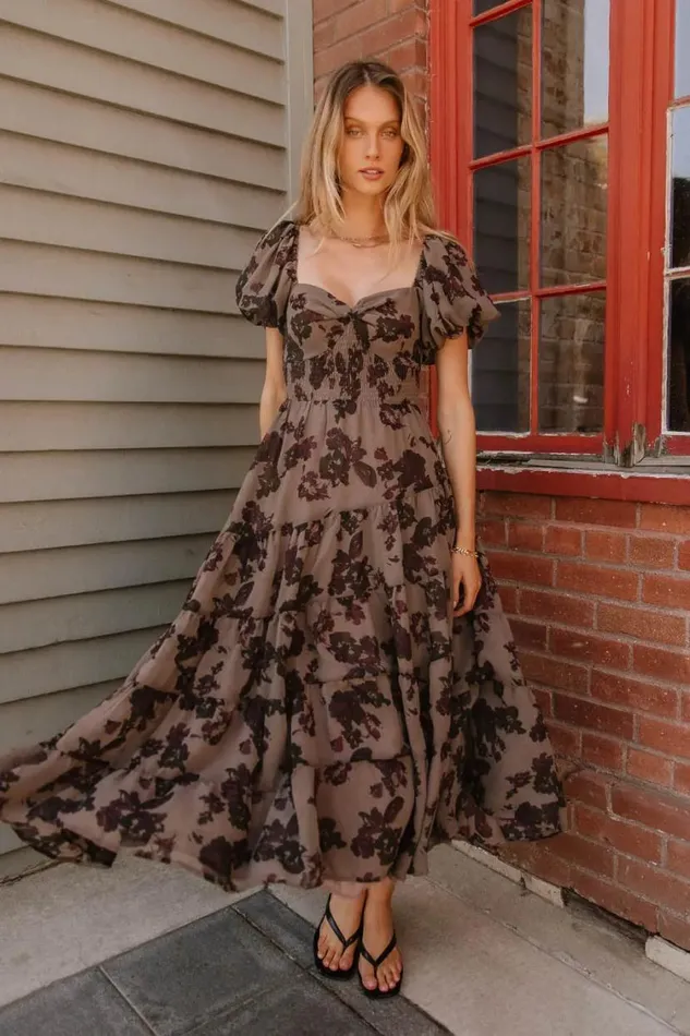 Dresses Women Bohme Robbie Floral Midi Dress