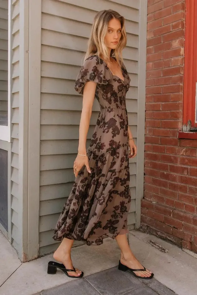 Dresses Women Bohme Robbie Floral Midi Dress