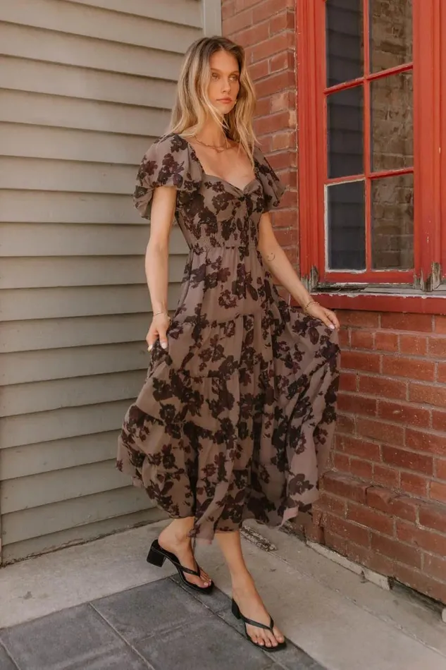 Dresses Women Bohme Robbie Floral Midi Dress