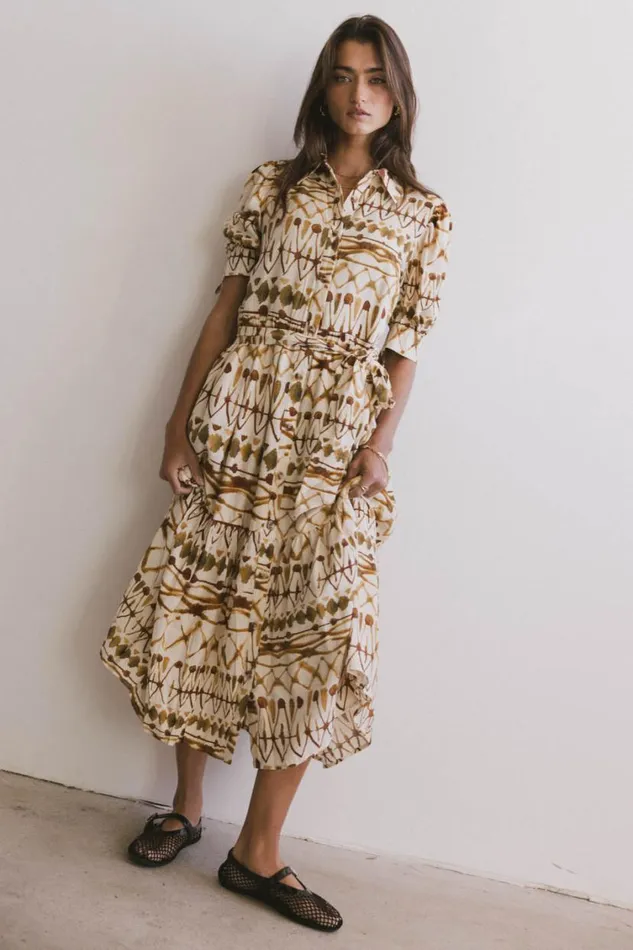 Dresses Women Bohme Tamara Abstract Midi Dress