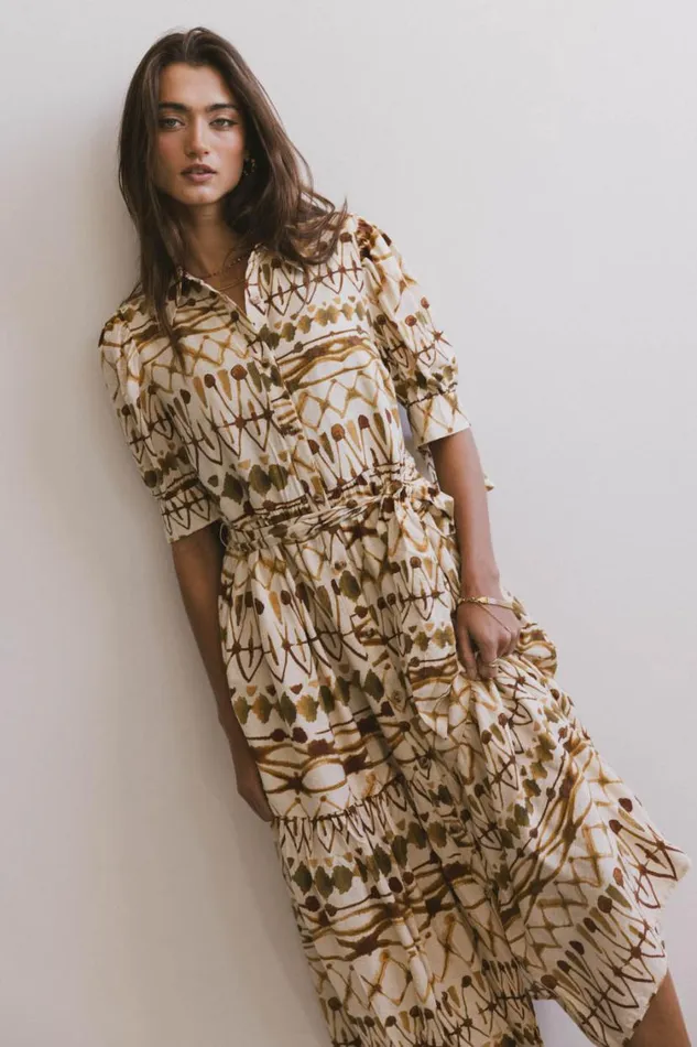 Dresses Women Bohme Tamara Abstract Midi Dress