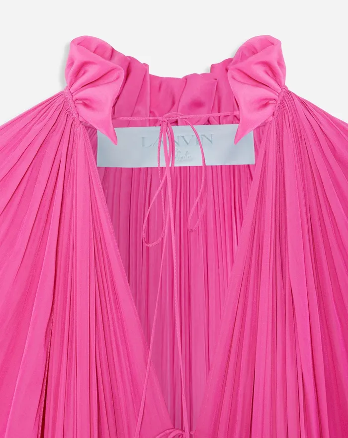 Dresses Women LANVIN Long Charmeuse Dress Fuchsia