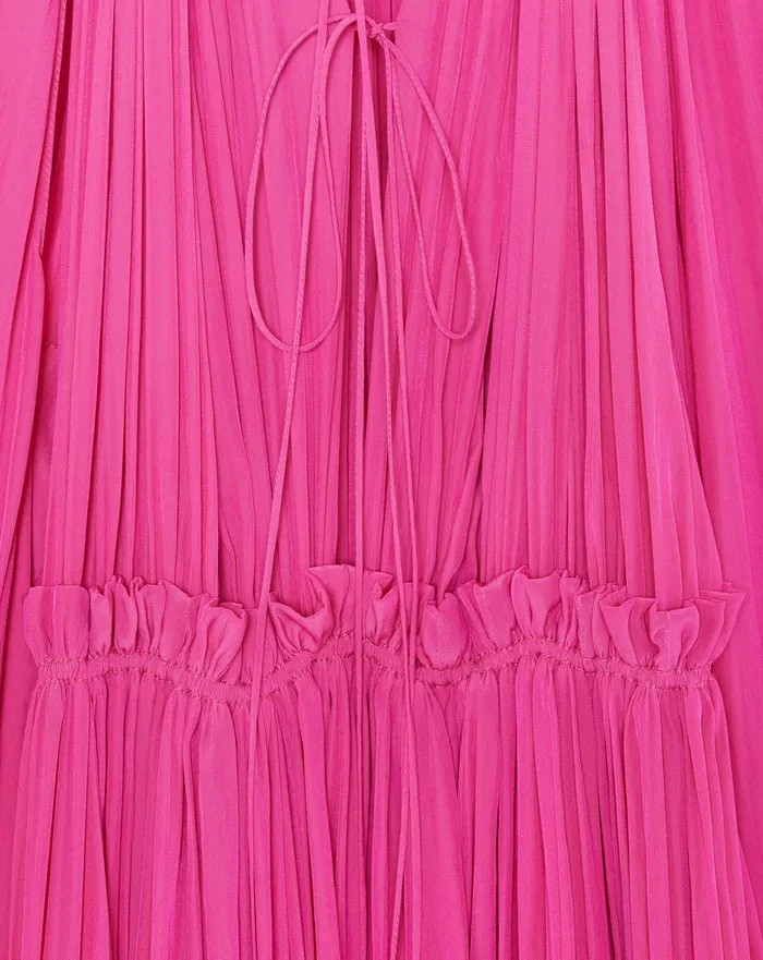 Dresses Women LANVIN Long Charmeuse Dress Fuchsia