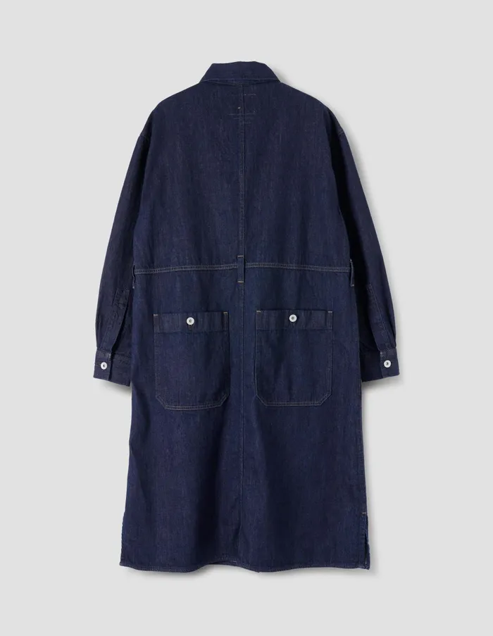 Dresses Women Margaret Howell Mhl Denim Shirt Dress Indigo