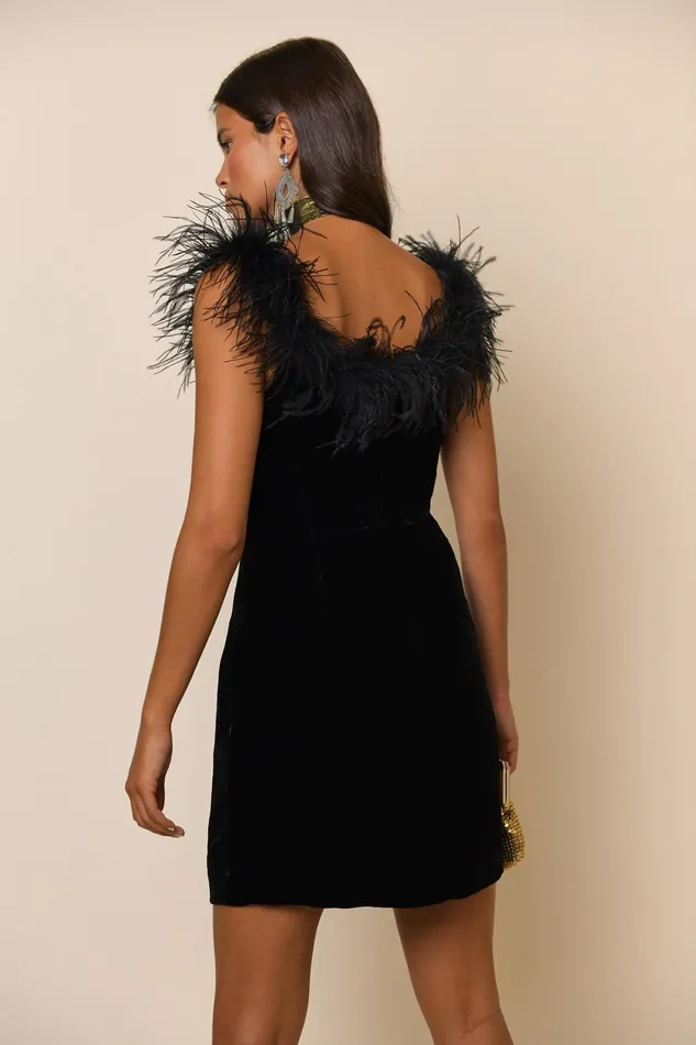 Dresses Women RIXO Lena Black Dresses Women RIXO Lena Black