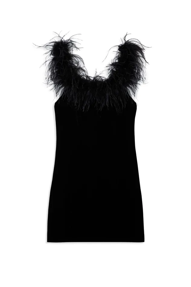 Dresses Women RIXO Lena Black Dresses Women RIXO Lena Black