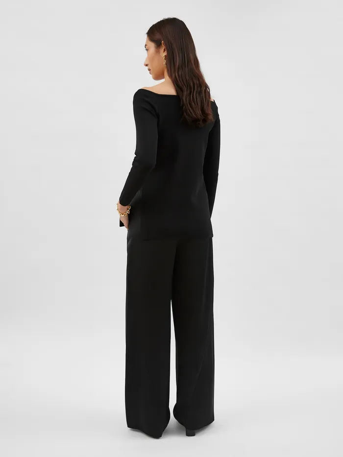 Esse Studios 8211 Obie Off The Shoulder Top in Black Tops The UNDONE Women