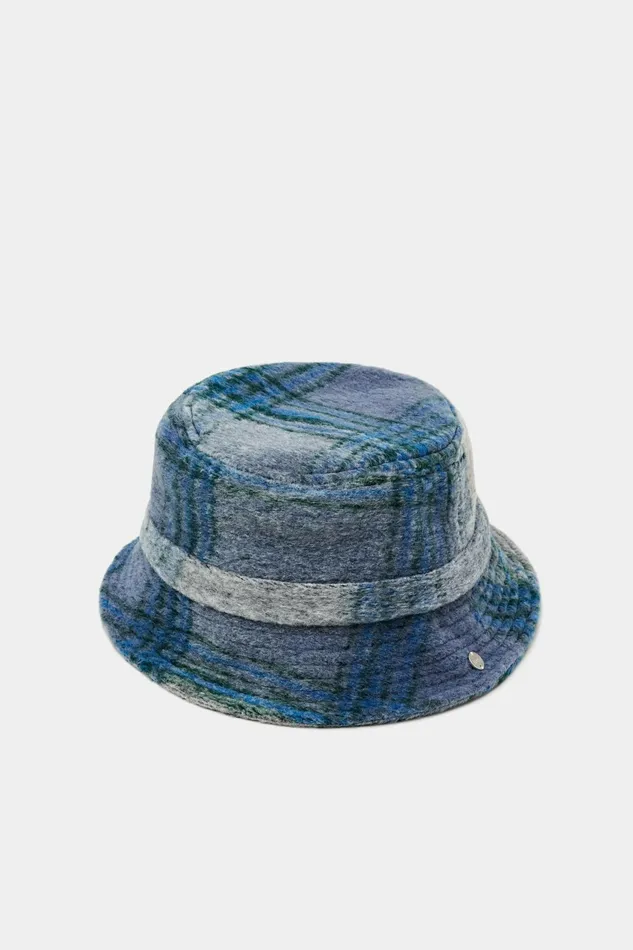 Hats Caps Women Esprit Brushed Paid Bucket Hat Navy