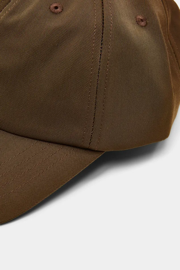 Hats Men Esprit Twill Baseball Cap Khaki Green