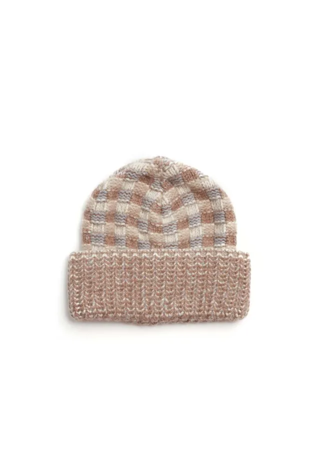 Hats Women Gabriela Hearst Kaja Knit Hat In Multicolor Cashmere