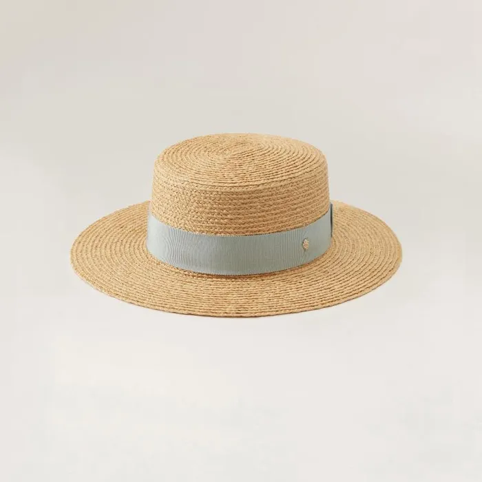 Helen Kaminski Boaters Gracie Natural Chalk Blue 8211 Hats