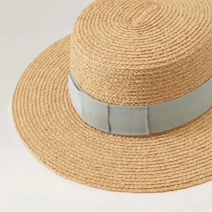 Helen Kaminski Boaters Gracie Natural Chalk Blue 8211 Hats