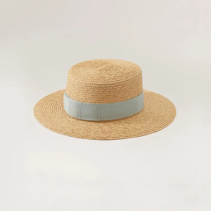 Helen Kaminski Boaters Gracie Natural Chalk Blue 8211 Hats