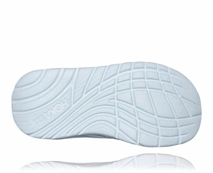 HOKA ONE ONE Recovery Sandals ORA Recovery Slide Eggshell Blue White 8211 Women
