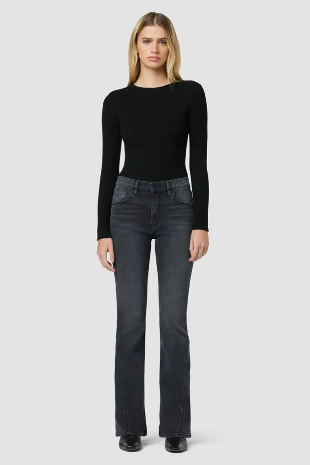 Hudson Jeans Bootcut Women Barbara HighRise Baby Bootcut Forward Seam Jean Wash Black Hudson Jeans Bootcut Women Barbara HighRise Baby Bootcut Forward Seam Jean Wash Black