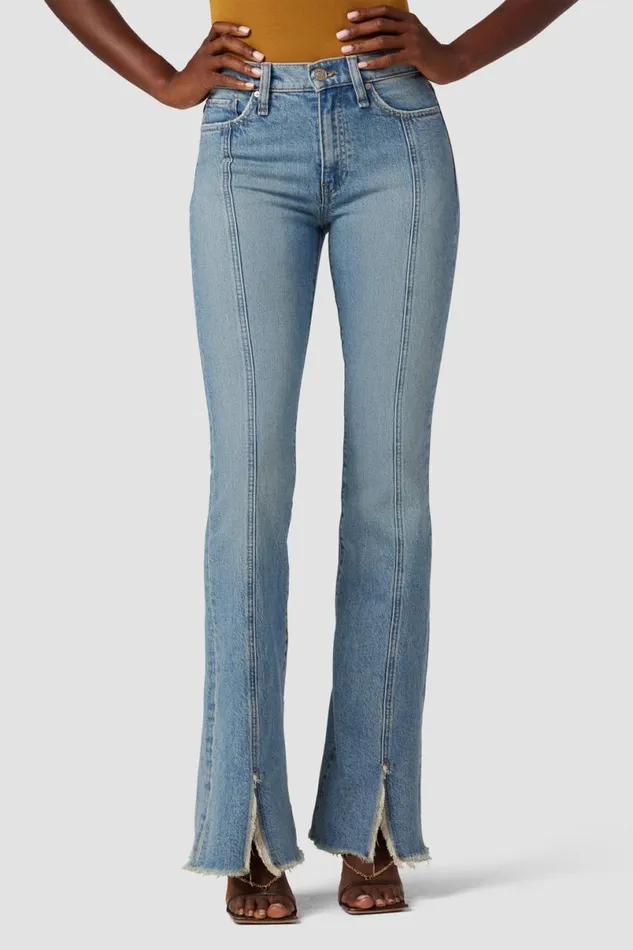 Hudson Jeans Bootcut Women Barbara HighRise Bootcut Jean W Slit Hem Peace