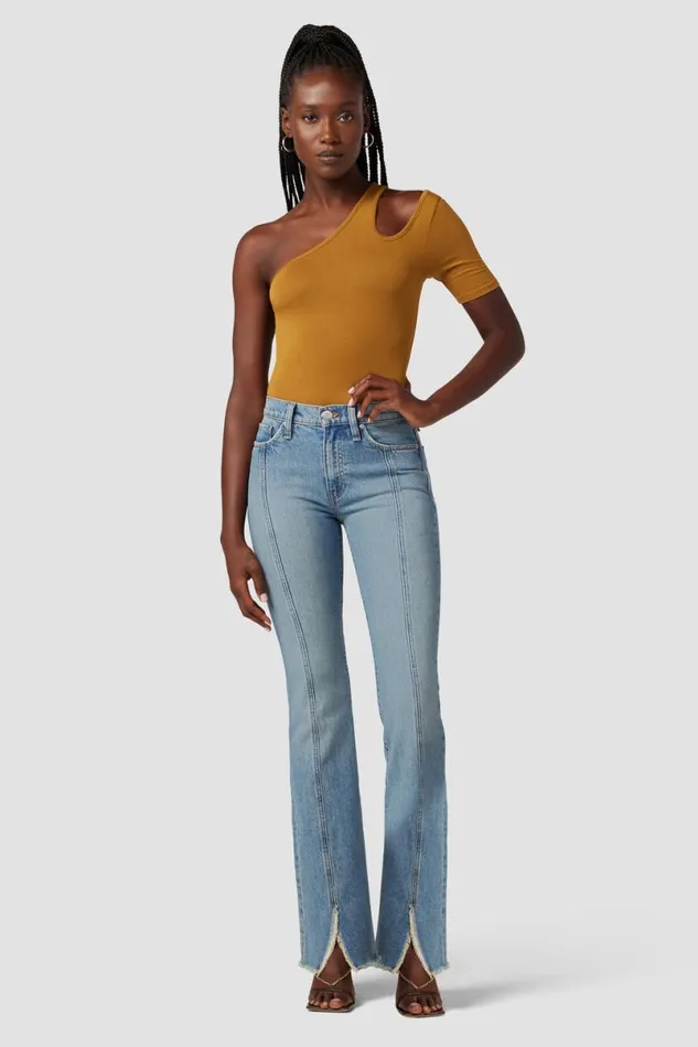 Hudson Jeans Bootcut Women Barbara HighRise Bootcut Jean W Slit Hem Peace Hudson Jeans Bootcut Women Barbara HighRise Bootcut Jean W Slit Hem Peace