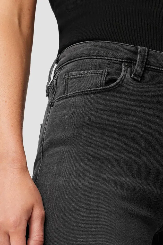 Hudson Jeans Flare Women Holly HighRise Flare Petite Jean Washed Black Hudson Jeans Flare Women Holly HighRise Flare Petite Jean Washed Black