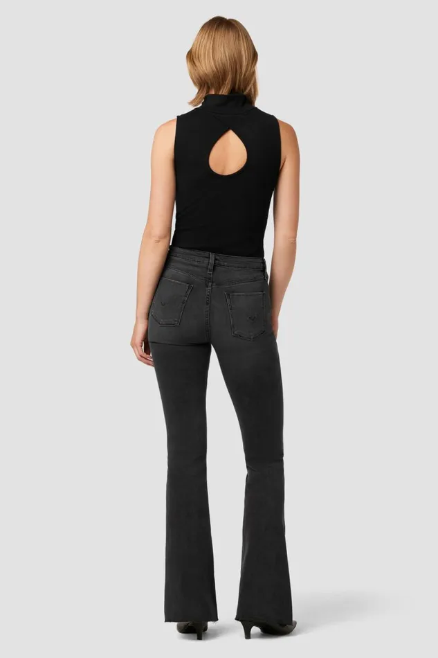 Hudson Jeans Flare Women Holly HighRise Flare Petite Jean Washed Black Hudson Jeans Flare Women Holly HighRise Flare Petite Jean Washed Black
