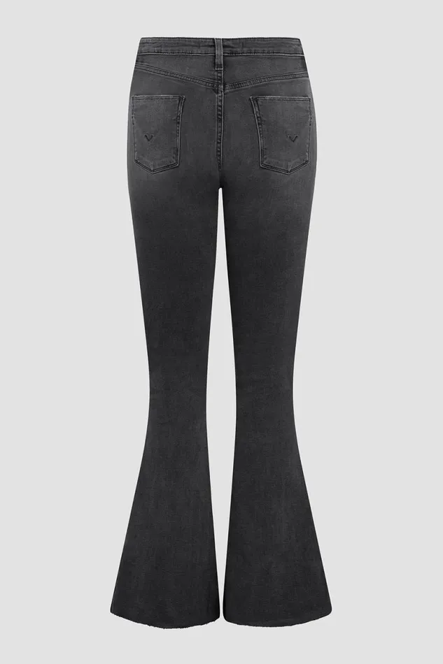 Hudson Jeans Flare Women Holly HighRise Flare Petite Jean Washed Black Hudson Jeans Flare Women Holly HighRise Flare Petite Jean Washed Black