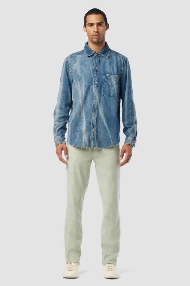 Hudson Jeans Pants Men Blake Slim Straight Twill Pant Shell Hudson Jeans Pants Men Blake Slim Straight Twill Pant Shell