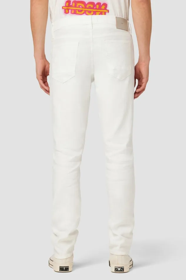 Hudson Jeans Pants Men Blake Slim Straight Twill Pant Snow Hudson Jeans Pants Men Blake Slim Straight Twill Pant Snow