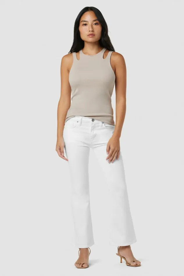 Hudson Jeans Petite Inseams Women Nico MidRise Bootcut Crop Petite Jean White Hudson Jeans Petite Inseams Women Nico MidRise Bootcut Crop Petite Jean White