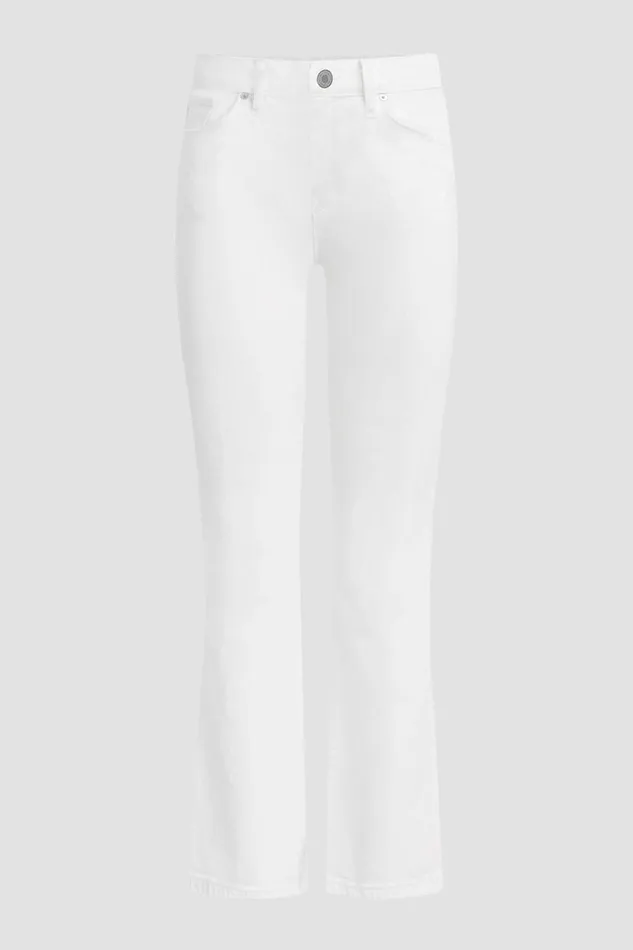 Hudson Jeans Petite Inseams Women Nico MidRise Bootcut Crop Petite Jean White Hudson Jeans Petite Inseams Women Nico MidRise Bootcut Crop Petite Jean White
