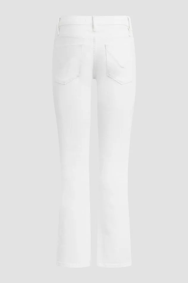 Hudson Jeans Petite Inseams Women Nico MidRise Bootcut Crop Petite Jean White Hudson Jeans Petite Inseams Women Nico MidRise Bootcut Crop Petite Jean White