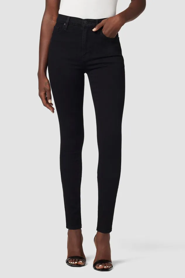 Hudson Jeans Skinny Women Barbara HighRise Super Skinny Jean Black