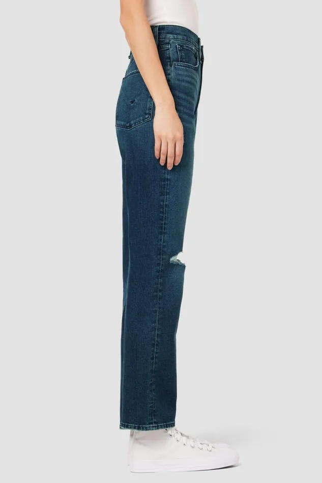 Hudson Jeans Straight Women Jade HighRise Straight Loose Fit Jean Seascape Hudson Jeans Straight Women Jade HighRise Straight Loose Fit Jean Seascape