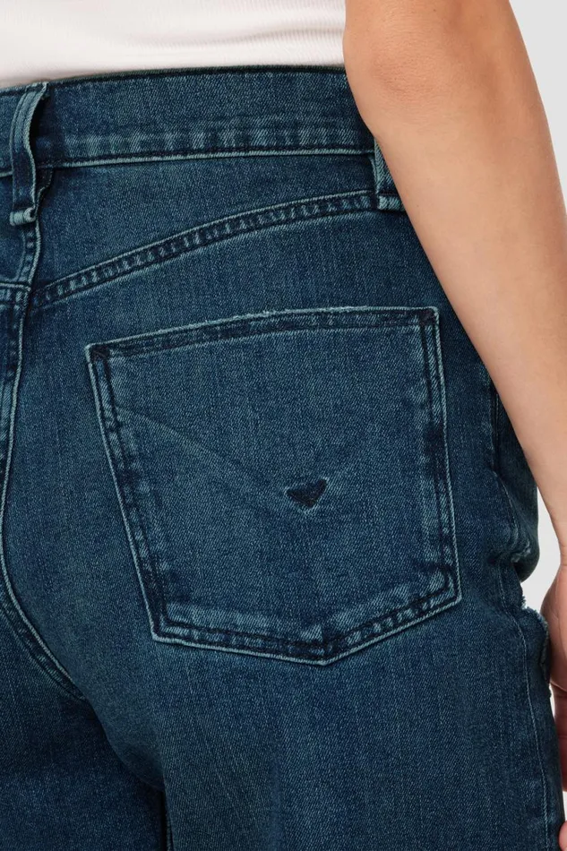 Hudson Jeans Straight Women Jade HighRise Straight Loose Fit Jean Seascape Hudson Jeans Straight Women Jade HighRise Straight Loose Fit Jean Seascape