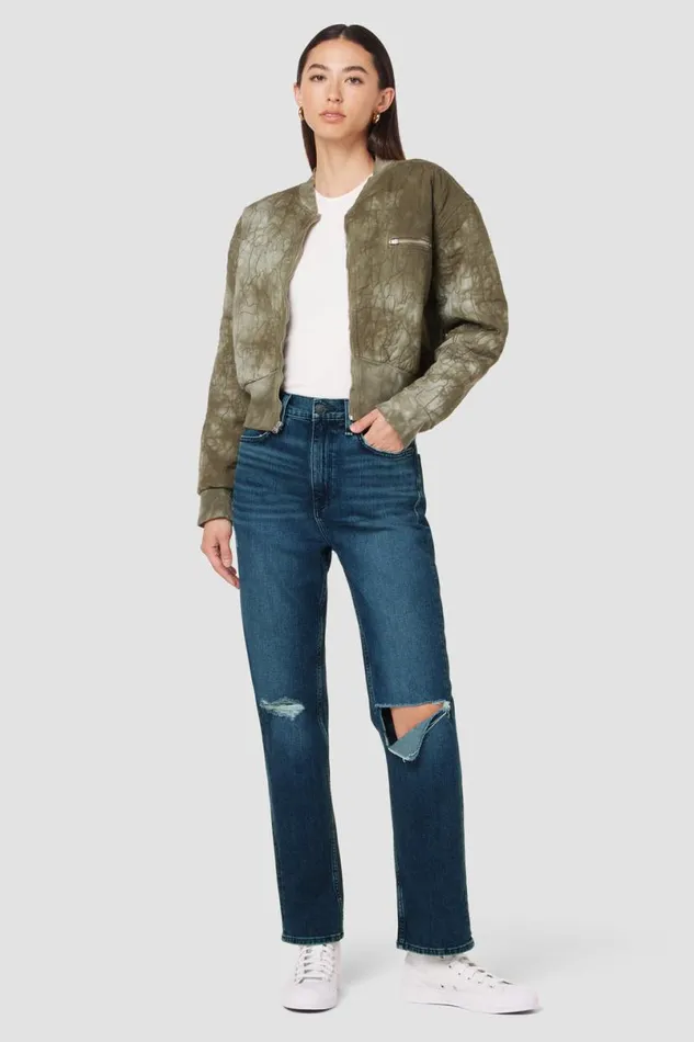 Hudson Jeans Straight Women Jade HighRise Straight Loose Fit Jean Seascape Hudson Jeans Straight Women Jade HighRise Straight Loose Fit Jean Seascape