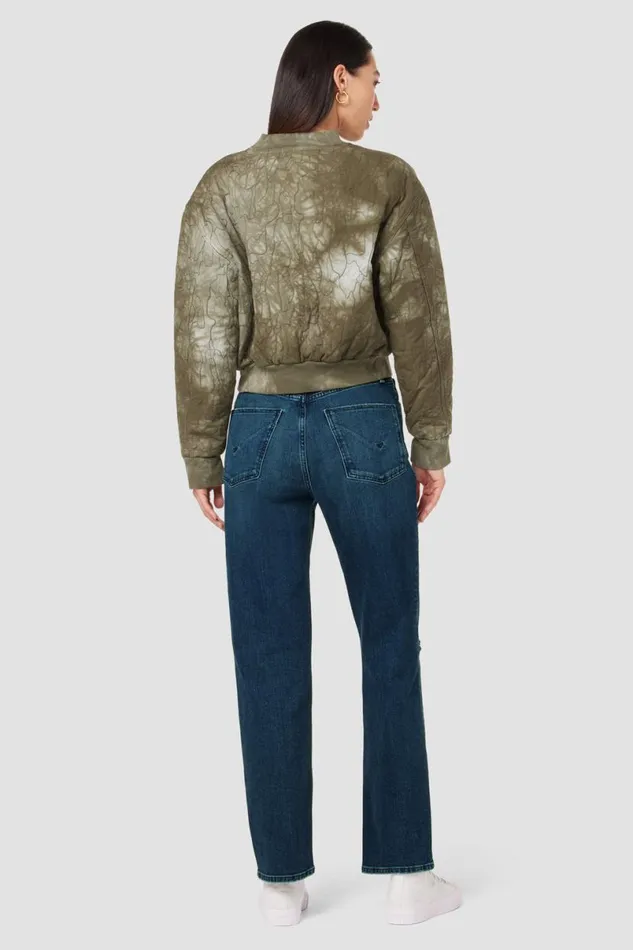 Hudson Jeans Straight Women Jade HighRise Straight Loose Fit Jean Seascape Hudson Jeans Straight Women Jade HighRise Straight Loose Fit Jean Seascape