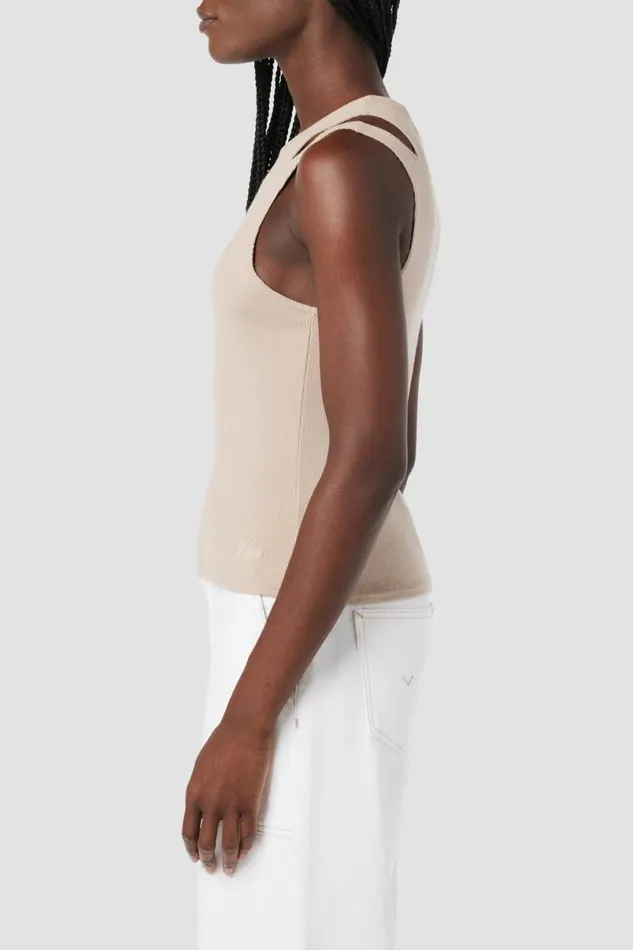 Hudson Jeans Tops and Sweaters Women Cut Out Tank Camel Hudson Jeans Tops and Sweaters Women Cut Out Tank Camel