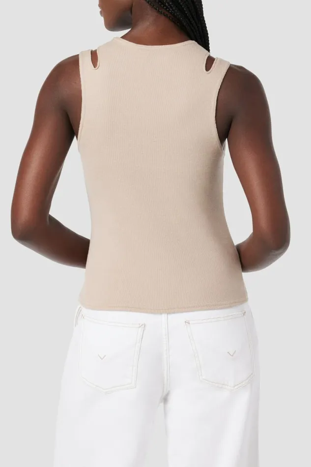 Hudson Jeans Tops and Sweaters Women Cut Out Tank Camel Hudson Jeans Tops and Sweaters Women Cut Out Tank Camel