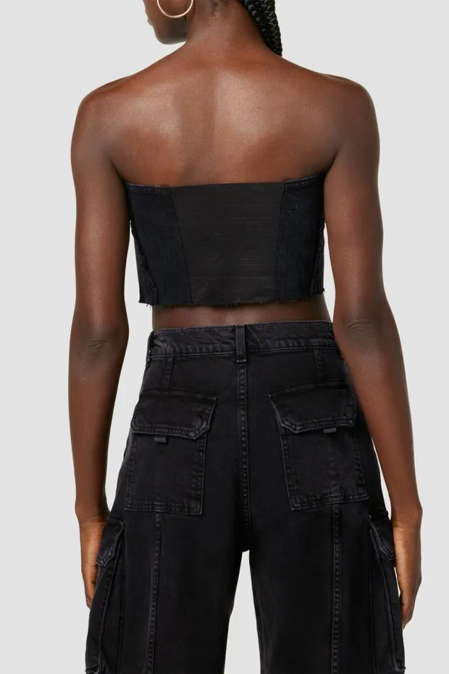 Hudson Jeans Tops and Sweaters Women Hudson X Zoe Costello Stevie Corset Top Black Rock Hudson Jeans Tops and Sweaters Women Hudson X Zoe Costello Stevie Corset Top Black Rock