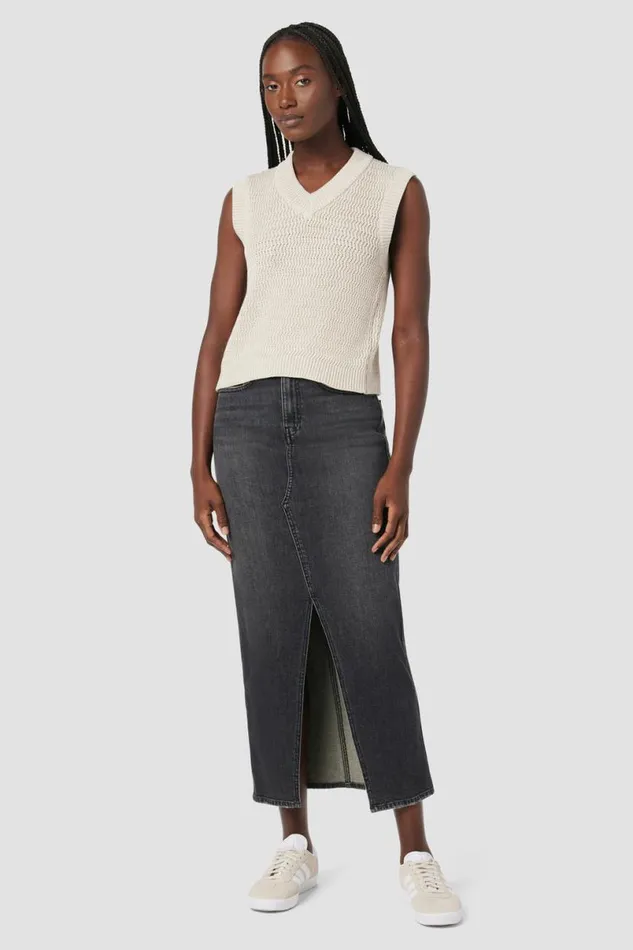 Hudson Jeans Tops and Sweaters Women Knot Back Sleeveless Sweater Ivory Hudson Jeans Tops and Sweaters Women Knot Back Sleeveless Sweater Ivory
