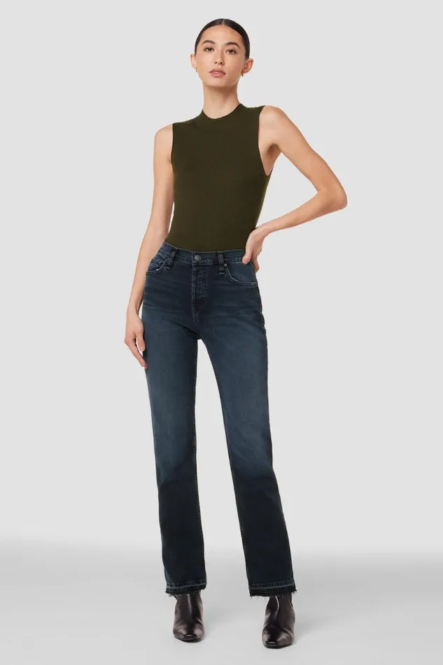 Hudson Jeans Tops and Sweaters Women Mock Neck Sweater Tank Olive Green Hudson Jeans Tops and Sweaters Women Mock Neck Sweater Tank Olive Green