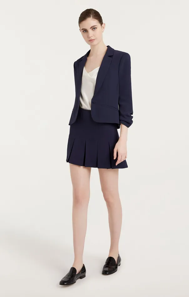 Jackets and Blazers Cinq Sept Women Le Petit Khloe Blazer Navy