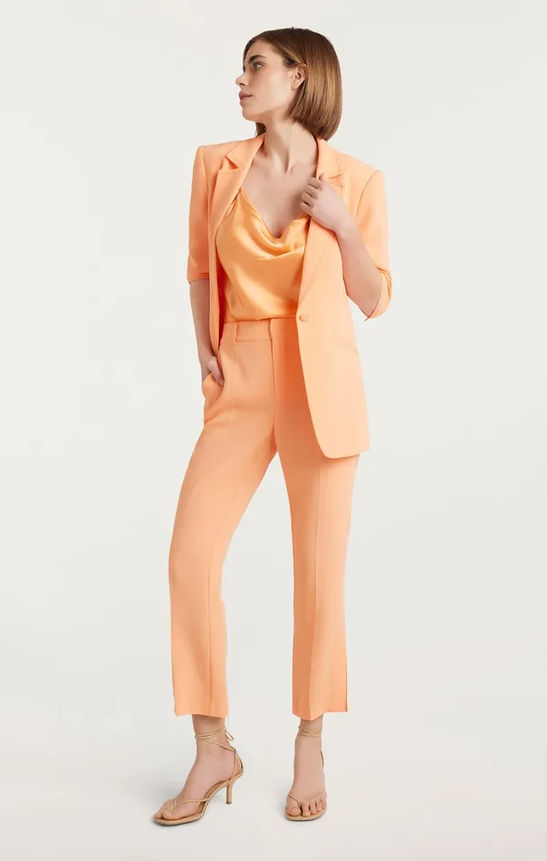 Jackets and Blazers Crepe Khloe Blazer Marmalade 8211 Cinq Sept Women