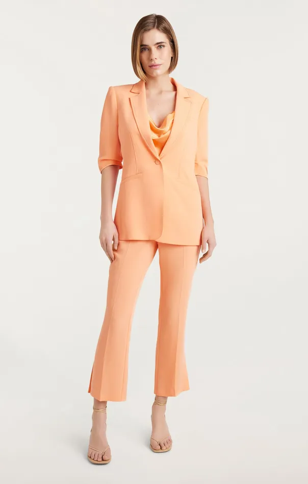 Jackets and Blazers Crepe Khloe Blazer Marmalade 8211 Cinq Sept Women