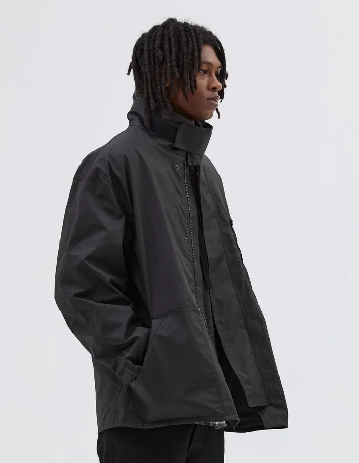 Jackets and Coats Men Margaret Howell Mhl Firemans Coat Ebony
