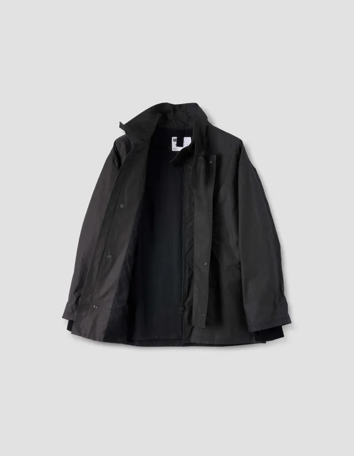 Jackets and Coats Men Margaret Howell Mhl Firemans Coat Ebony