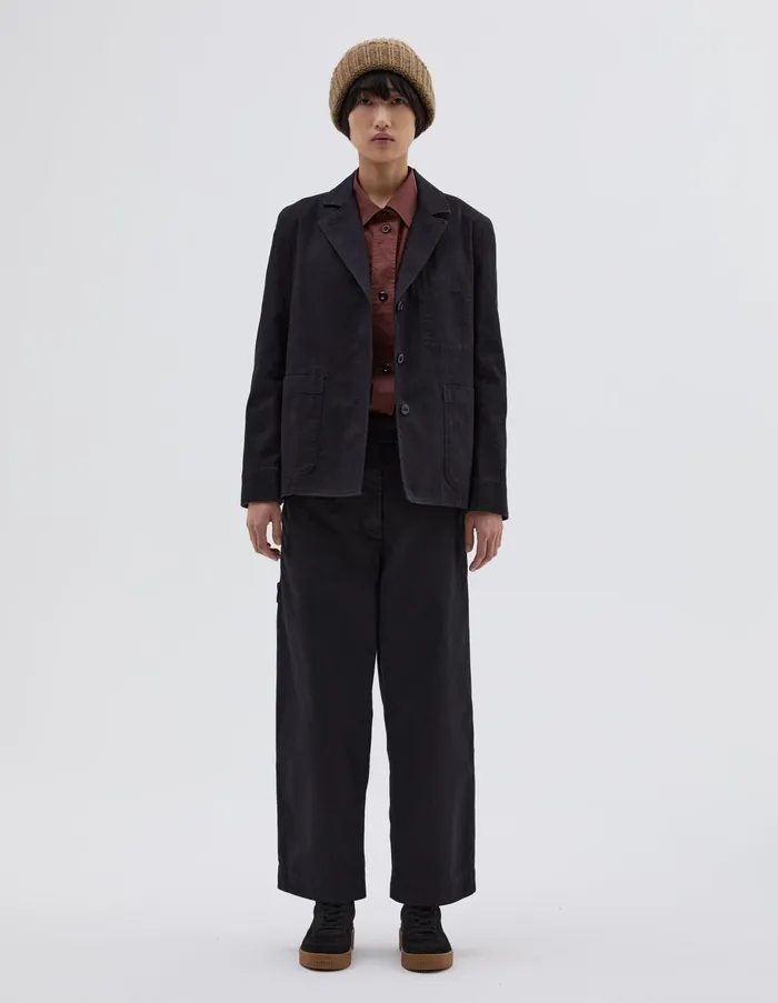 Jackets and Coats Women Margaret Howell Mhl Asymmetric Blazer Indigo