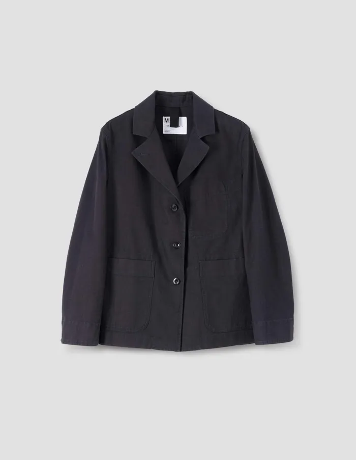 Jackets and Coats Women Margaret Howell Mhl Asymmetric Blazer Indigo