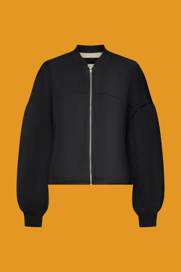 Jackets Coats Women Esprit Oversized Bomber Jacket Black