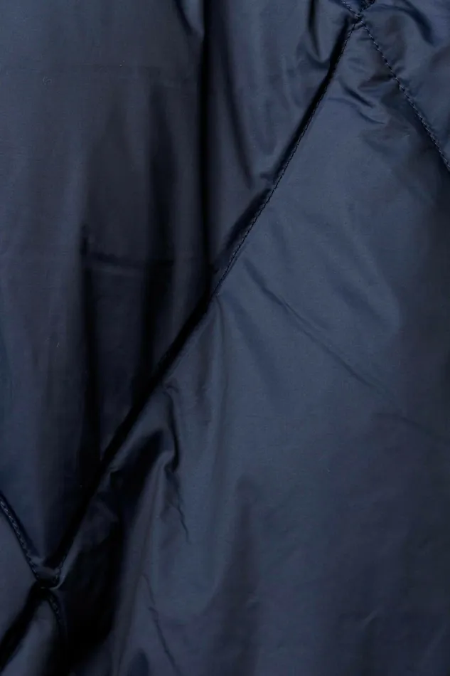 Jackets Coats Women Esprit Quilted Down Coat With Detachable Hood Navy